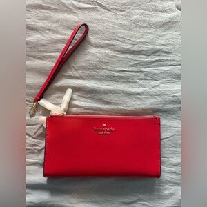 Kate Spade Vibrant Red Wristlet